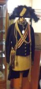 Edwardian period Army Officer’s Uniform, comprising Jacket with Fifth Royal Irish Buttons; Tailcoat;