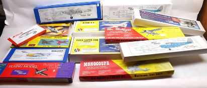 A box containing a quantity of assorted Model Aeroplane Kits (all unmade)