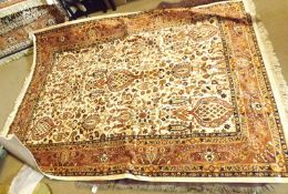 A Bidjar Carpet with rose ground, 2.3m x 1.5m