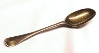 An 18th Century Hanoverian Rattail pattern Tablespoon of typical form, bottom struck marks semi-