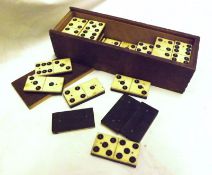 A Cased Set of Vintage Dominoes