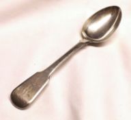 A George IV Fiddle pattern Tablespoon of typical form, London 1824, Maker’s Mark WE, weight approx 2