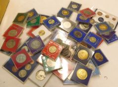 Box: assorted modern UK Coins and Medallions