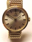 A 3rd quarter of the 20th Century 9ct Gold Ladies Dress Watch, Omega, Cal 620,24104863, the 17 jewel
