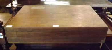 A 19th Century Hardwood Former Gun Box, 27” wide