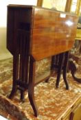 A late 19th/early 20th Century Mahogany Sutherland Table, two drop flaps with moulded edges and