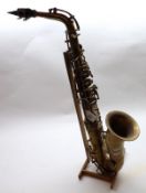 An un-named Gold Lacquered Alto Saxophone