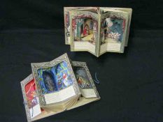 ROLAND PYM (2 ttls): CINDERELLA, [1950], 1st edn, “Peepshow” Book, orig cl bkd pict bds, ribbon