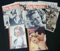 FILM WEEKLY, circa 18 iss, 1937-1939 + PICTURE SHOW ANNUAL FOR 1940 + MEET FILM STARS 1934, 1935,