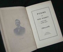 WM NISBET: POEMS, Chicago 1914, (1500), privately ptd, signed and inscr to his niece, orig cl, gt