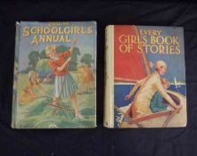 COLLINS SCHOOL GIRLS ANNUAL, nd, inscription dated 1934, 4to, orig cl bkd pict bds + THE CHILDREN’