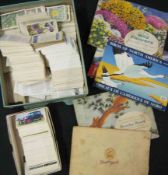 One Box: assorted Cigarette and Trade Cards, mainly Brooke Bond duplicates