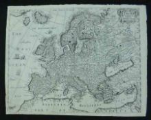 R VAUGHAN: EUROPAI DESCRIPTIO NOVA …, engrd map 1663, approx 13” x 16 ½”