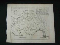 W DUGDALE: THE MAP OF MARSHLAND IN NORFOLK …, engrd map circa 1690, approx 12 ¼” x 14 ½”