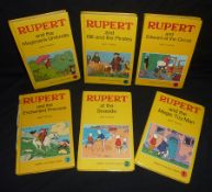 MARY TOURTEL: RUPERT LITTLE BEAR LIBRARY, ND, 18 Vols, reprints, orig pict bds, (18)