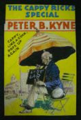 PETER E KYNE: THE CAPPY RICKS SPECIAL, orig artwork for d/w, approx. 49cm x 32cm