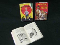 RICHMAL CROMPTON (3 ttls): JIMMY, 1949, 1st edn, orig cl, d/w; WILLIAM AND THE TRAMP, 1952, 1st edn,