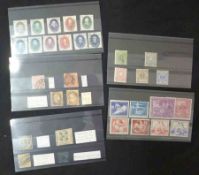 German States and Germany, small selection high catalogue items, on stock cards + East Germany,