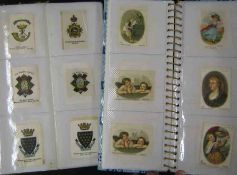 Two Modern Albums: assorted Phillips Silk Issue Cigarette Card part sets: Regimental Colours and