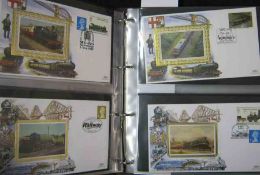 Benham “The Railway Collection” containing 80 “Silk” Covers