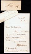 William Ewart Gladstone (1809-1898), AL(s) to Publisher John Murray III (1808-1892), dtd 8th