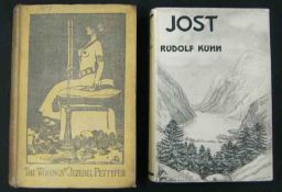 HALDANE MACFALL: THE WOOINGS OF JEZEBEL PETTYFER, 1898, 1st edn, orig cl + RUDOLF KUHN: JOST,