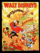 WALT DISNEY: WALT DISNEY’S SILLY SYMPHONY ANNUAL 1937, Collins [1936], col’d frontis, 4to, orig pict