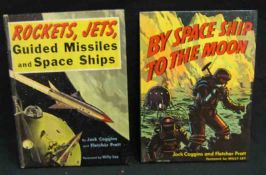 JACK COGGINS AND FLETCHER PRATT, 2 ttls: ROCKETS JETS GUIDED MISSILES AND SPACE SHIPS, NY, Random