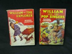 RICHMAL CROMPTON (2 ttls): WILLIAM THE EXPLORER, 1960, 1st edn, orig cl, d/w; WILLIAM AND THE POP