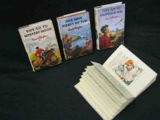 ENID BLYTON (4 ttls): FIVE ON A HIKE TOGETHER, 1951, 1st edn, orig cl, d/w (some loss); FIVE GO TO