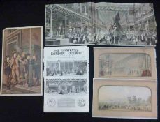 A Packet: assorted col’d and monochrome late 19th Century Cuttings, Engravings etc, many from THE