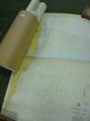 A Large Tube: assorted rolled OS Maps and Sea Charts