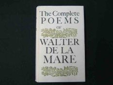 WALTER DE LA MARE: THE COMPLETE POEMS, 1969, 1st edn, orig cl, d/w