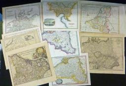 A Packet: ten assorted Germany, Belgian and Netherlands Maps