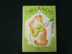 KATHLEEN HALE: ORLANDO THE MARMALADE CAT A CAMPING HOLIDAY, [1938], 1st edn, fo, orig cl bkd pict