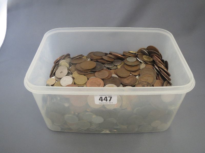 Quantity of mixed coinage