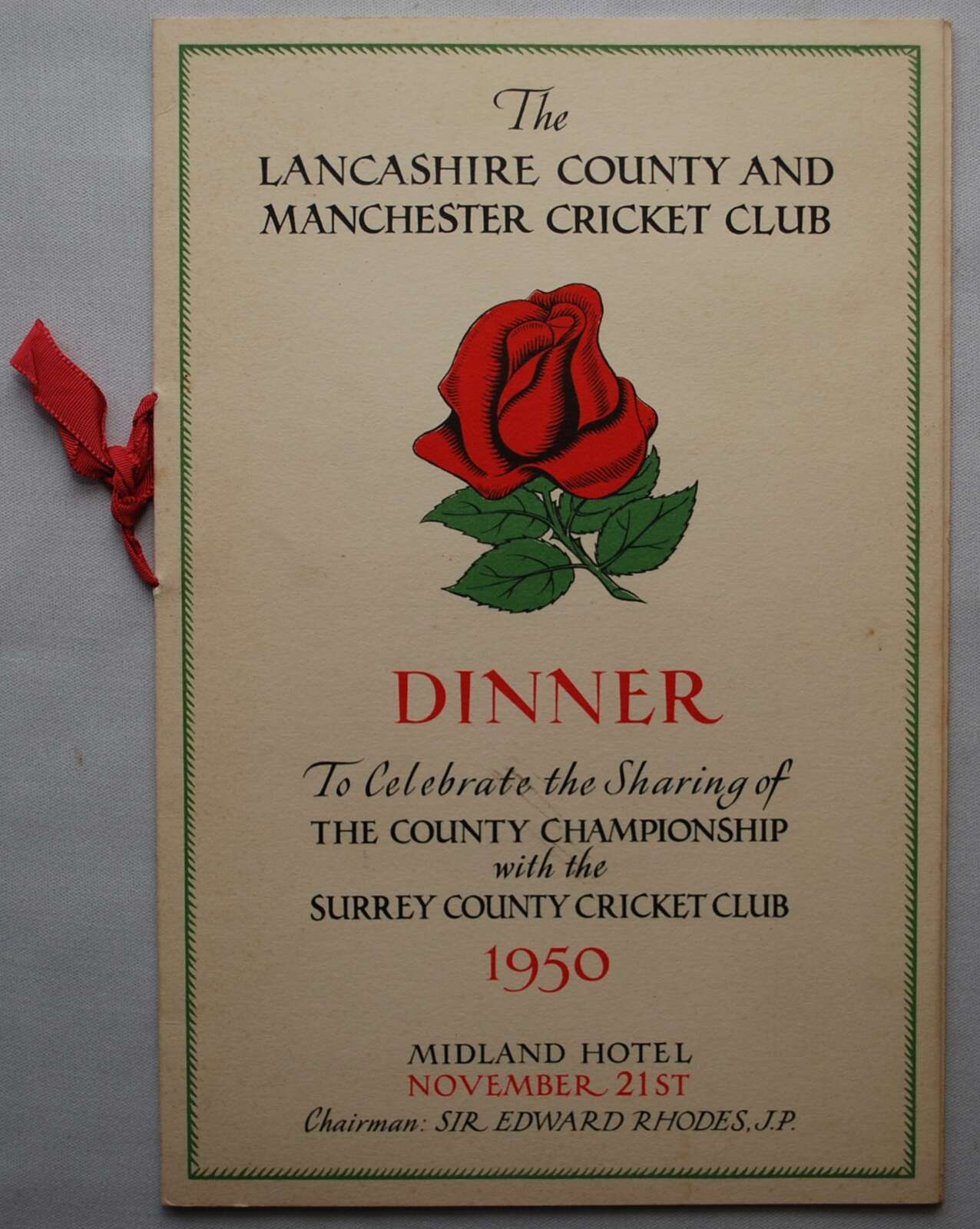 Lancashire C.C.C. ?County Champions? 1930. Official Lancashire County and Manchester Cricket Club