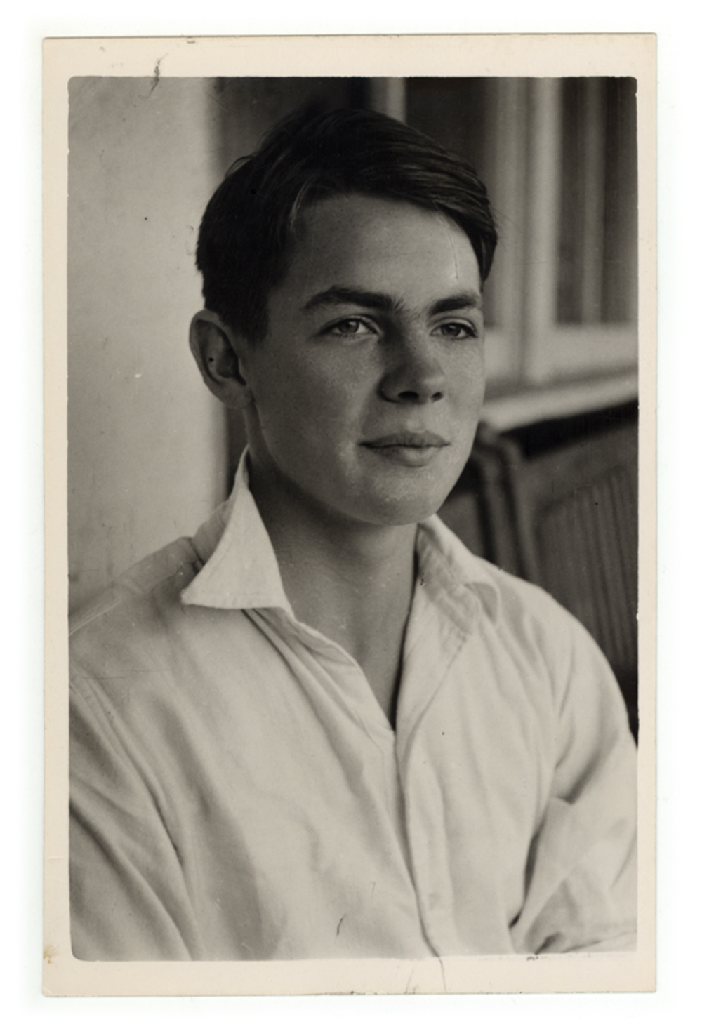 Rev. David S. Sheppard. Sussex & England 1947-1962. Mono real photograph plain back postcard of