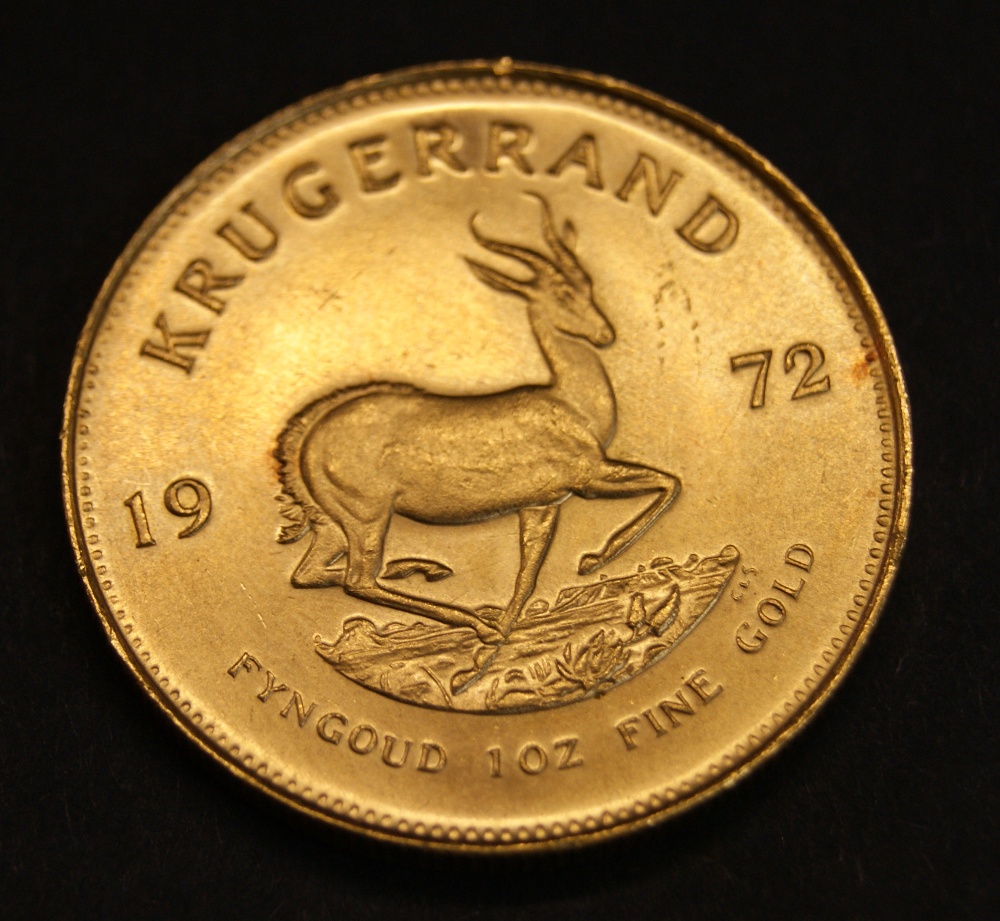 Krugerrand (1972) 1oz fine gold coin