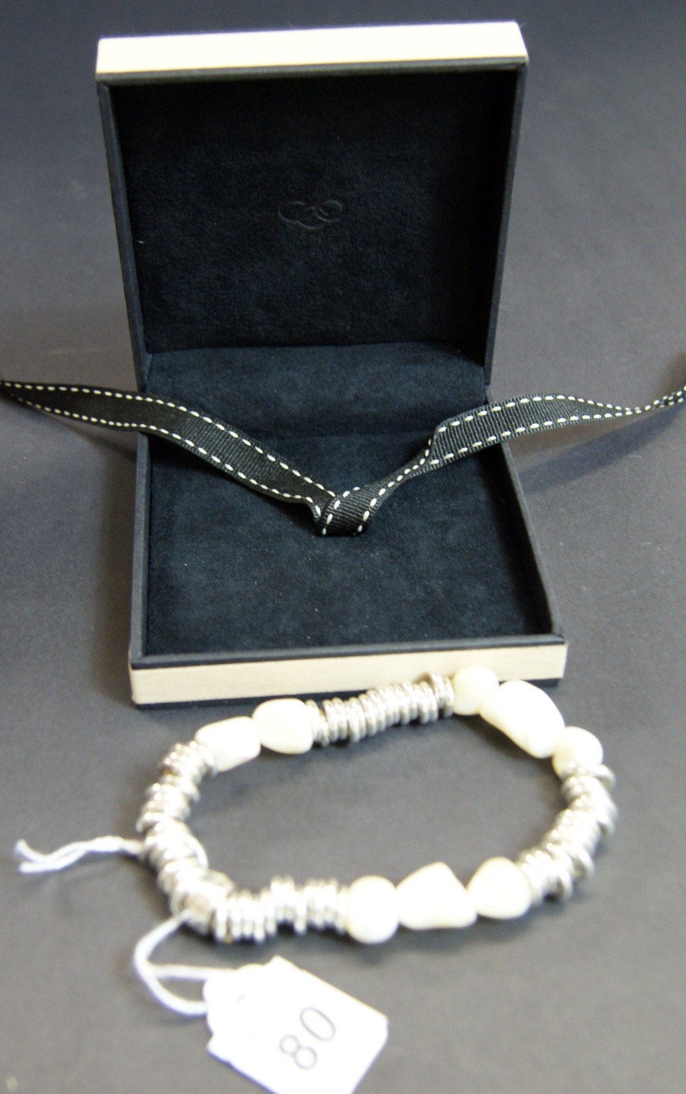 Links of London sterling silver 'Sweetie' shell bracelet, complete with original presentation box