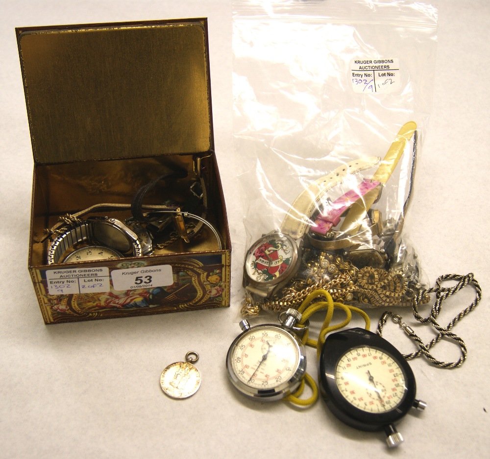 Selection of watches and bracelets etc