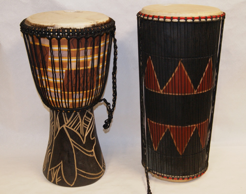 Two African-style drums