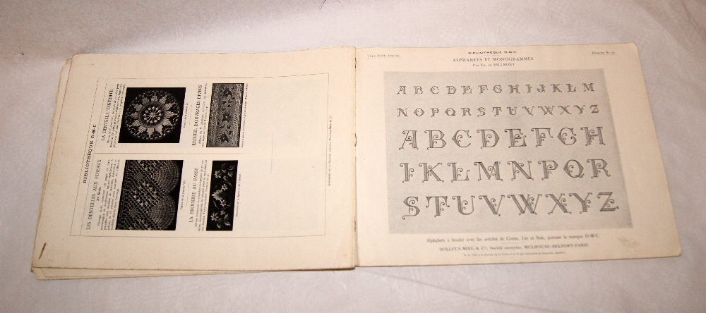 Book - "Alphabets et Monogrammes par th de Dillmont", French publication for Bibliotheque D M C,