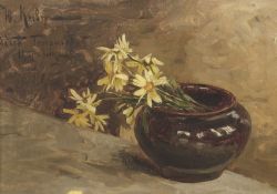 Juli Juljewitsch Klever (Jun.) 1882 Sankt Petersburg - 1942 Leningrad - Blumen in einem Krug - Öl/