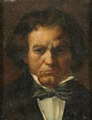 Bildnismaler des 19. Jahrhunderts - Zwei Herrenbildnisse: Ludwig van Beethoven und Johannes Brahms -