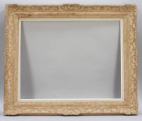 Impressionistenrahmen 2. Hälfte 19. Jahrhundert. Holz. Lackiert. Außen 98,5 x 82 cm. Innen 76,5 x