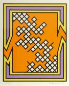 Nicholas Krushenick 1929 New York - 1999 New York - Komposition - Farbserigrafie/Papier. 101/350. 56