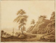Künstler des 19. Jahrhunderts - Zwei Ansichten Norwichs und Ullswaters - Aquarell/Papier (2). 12,5 x