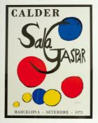 Alexander Calder 1898 Lawton/Pennsylvania - 1976 New York - "Salar Gaspar" - Farblithografie/Papier.