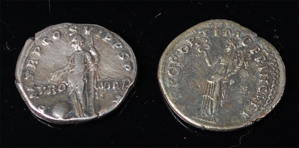 Roman, Trajan 98-117AD, AR denarius (VF), together with one other (VF) (2) - Image 2 of 2